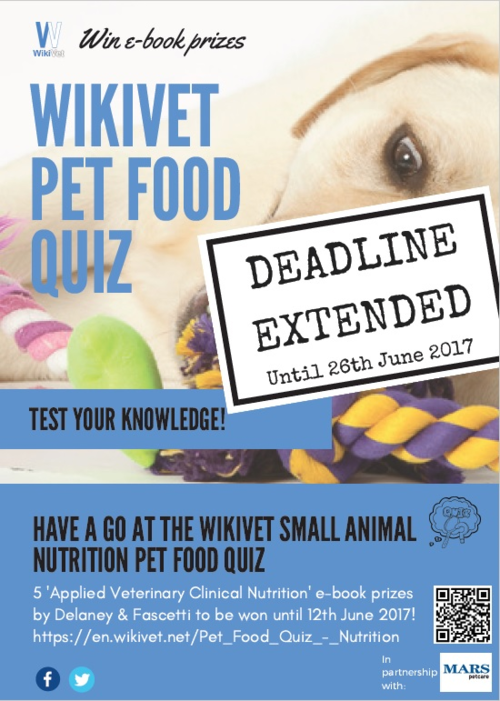 Nutrition Quiz Flyer - Pet Food - May 2017